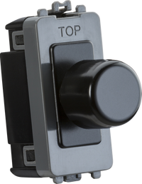 Knightsbridge GDM150IMB 1G 2-Way 10-150W(5-100W LED) Intelligent Dimmer - Matt Black
