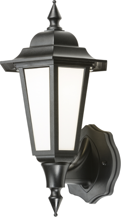 Knightsbridge LANT1 230V IP54 8W LED Wall Lantern - Black - westbasedirect.com