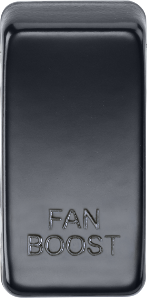 Knightsbridge GDBOOSTMB Switch Cover "FAN BOOST" - Matt Black - westbasedirect.com