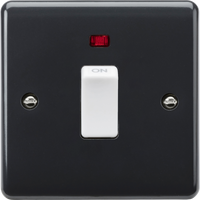 Knightsbridge PM8341N Part M 20A 1G DP Switch + Neon