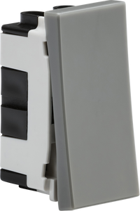 Knightsbridge NET2GY 20AX 1G 2-Way Modular Switch (25x50mm) - Grey