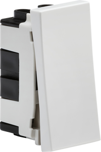 Knightsbridge NET12WH 20AX 1G Intermediate Modular Switch (25x50mm) - White