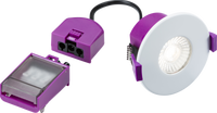 Knightsbridge SPKEVF SpektroLED Evo Fixed Fire Rated IP65 Downlight with 2x Wattage and 4x CCT