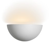 Knightsbridge PWL8 230V E14 40W Uplighter Plaster Wall Light