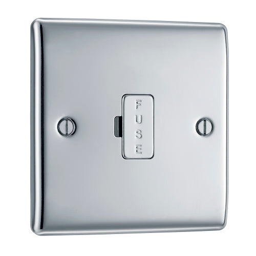 BG NPC54 Nexus Metal Unswitched Spur 13A - Polished Chrome - westbasedirect.com
