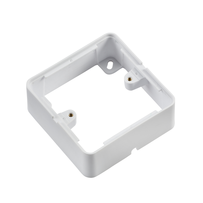 Knightsbridge 1GSBW 1G Surface Box - White - westbasedirect.com