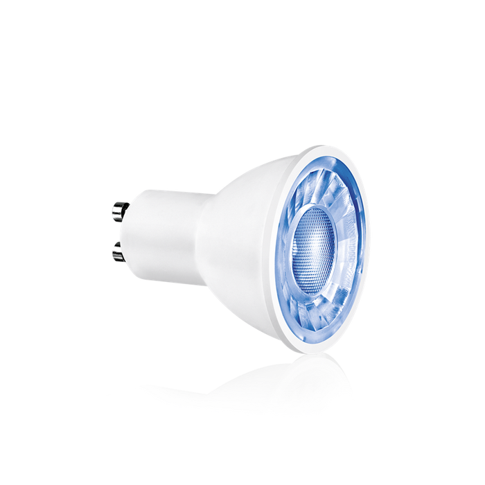 Aurora EN-GU003/BLU ICE 3W 60° 68lm GU10 LED Non-Dimmable  - Blue Lamp - westbasedirect.com