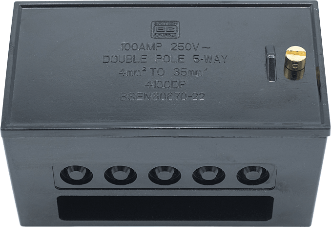 BG 4100DP 3 Way 100A Double Pole Heavy Duty Junction Box - westbasedirect.com