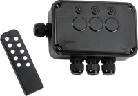 Knightsbridge OP663GBK Weatherproof IP66 13A 3G Remote Controlled Switch Box