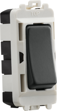 Knightsbridge GDM001AT 20AX 2 Way SP Grid Module - Anthracite