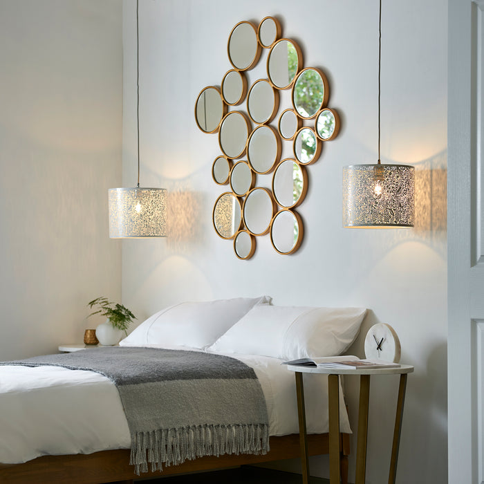 Endon 61611 Secret garden 1lt Pendant easyfit Matt ivory 10W LED E27 or B22 (Required) - westbasedirect.com