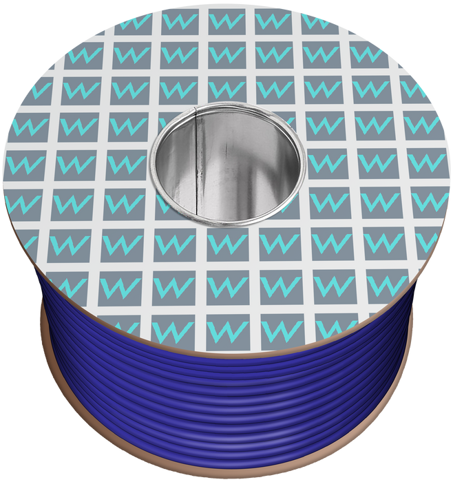 Time 6491B Single Core LSZH 4.0mm Blue Cable - 100M - westbasedirect.com