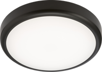 Knightsbridge BT14ACTB 230V IP65 14W CCT Adjustable LED Bulkhead with Black Trim