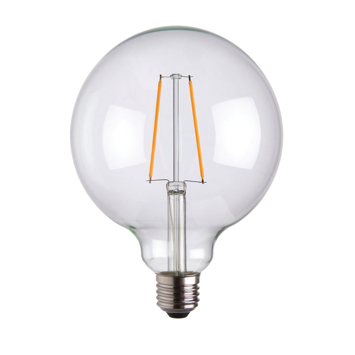 Endon 77110 E27 LED filament globe 1lt Accessory Clear glass 2W LED E27 Warm White - westbasedirect.com