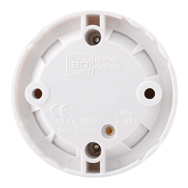 BG 802 6A 2-Way Pull Cord Ceiling Switch - westbasedirect.com