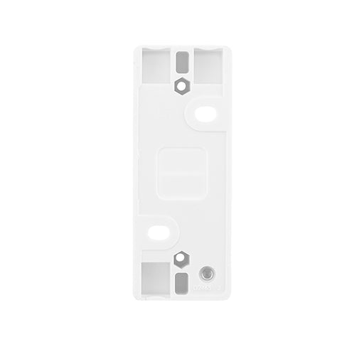 BG White Round Edge Single Architrave Surface Box 19mm - westbasedirect.com