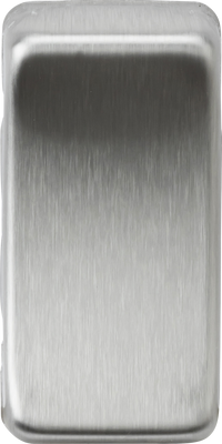 Knightsbridge GDBLANKBC Switch Cover BLANK - Brushed Chrome
