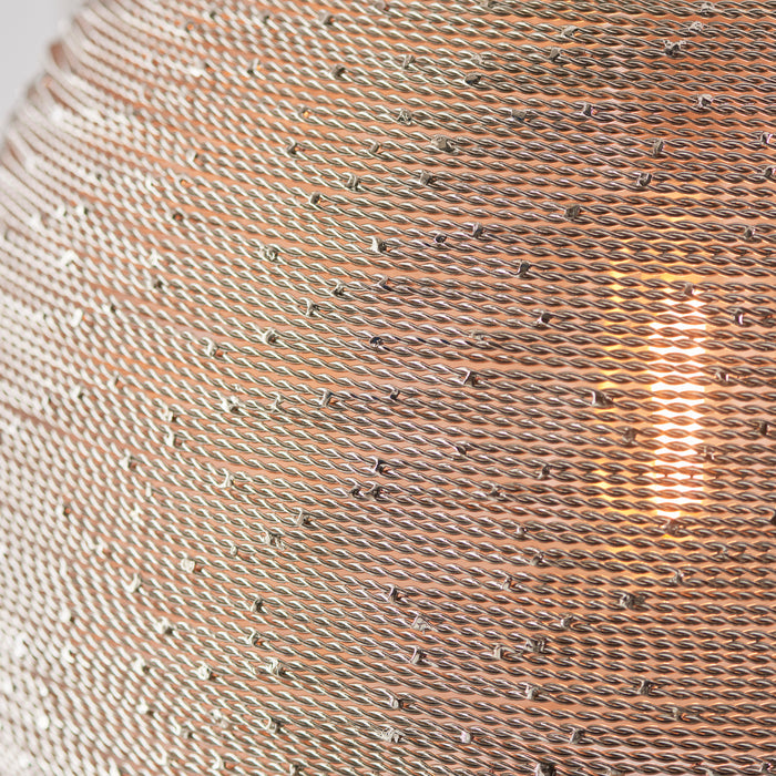 Endon 93430 Asha 1lt Pendant Polished nickel plate 10W LED E27 (Required) - westbasedirect.com