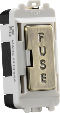 Knightsbridge GDM011AB 13A Fused Module - Antique Brass