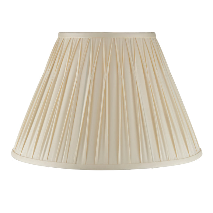 Endon 94354 Chatsworth 1lt Shade Ivory silk 60W E27 or B22 GLS (Required) - westbasedirect.com