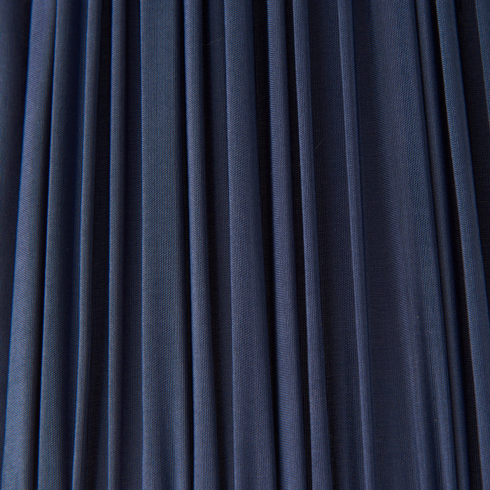 Endon 94384 Wentworth 1lt Shade Midnight blue silk 60W E27 or B22 GLS (Required) - westbasedirect.com