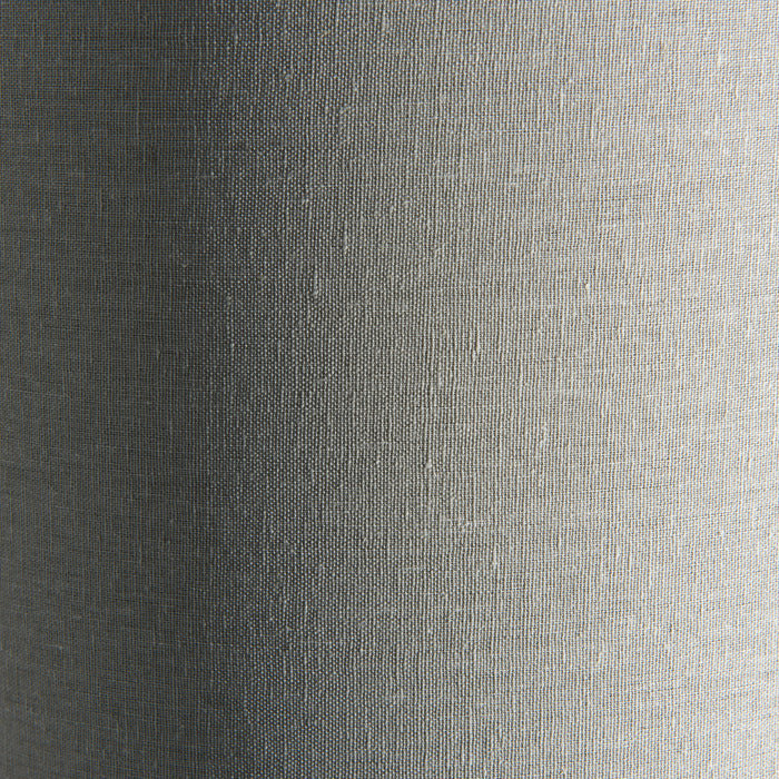 Endon 95466 Fraser 1lt Floor Satin brass plate & natural linen mix fabric 10W LED E27 (Required) - westbasedirect.com