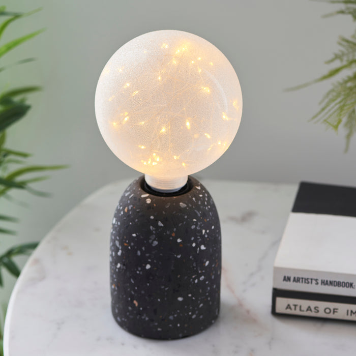 Endon 97223 Firefly 1lt Accessory Frosted textured glass 1W LED E27 Warm White - westbasedirect.com