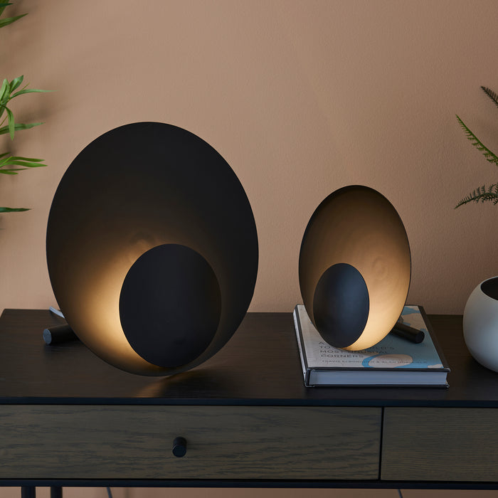 Endon 97373 Aurelio 1lt Table Matt black 4W LED (SMD 2835) Warm White - westbasedirect.com