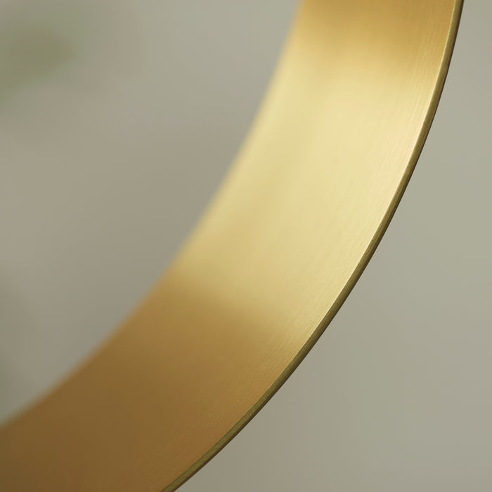 Endon 97663 Hoop 3lt Semi flush Brushed brass, nickel & copper plate 3 x 10W LED E27 (Required) - westbasedirect.com