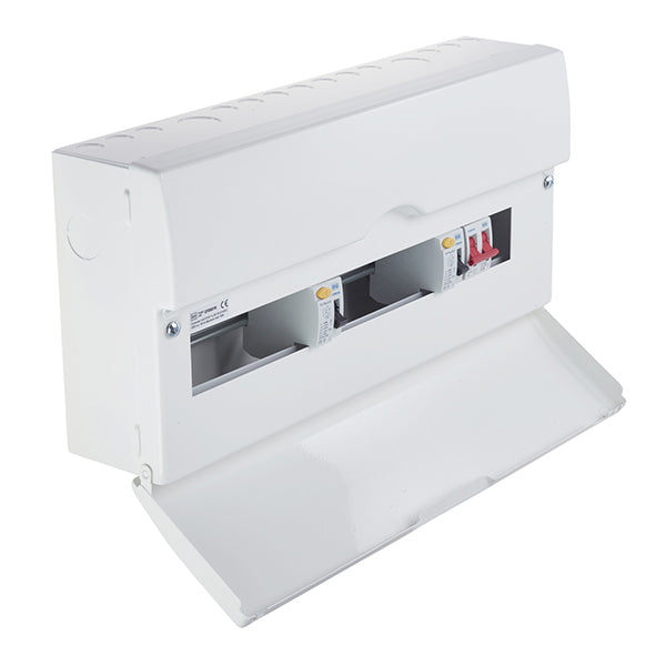 BG CFUD6616 BG 22 Module 16 Way Unpopulated + 100A Switch, 2x63A 30mA RCD - westbasedirect.com