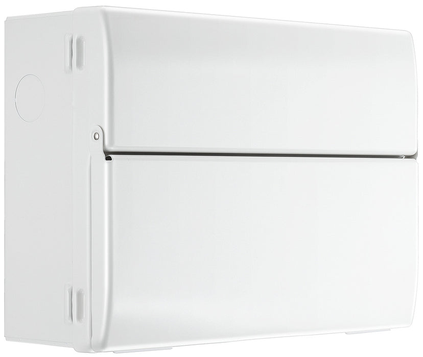 BG Fortress CFUD8606A 6 Way Metal Unpopulated Consumer Unit with 100A Main Switch, 1x 80A 1x 63A 30mA Type A RCD - westbasedirect.com