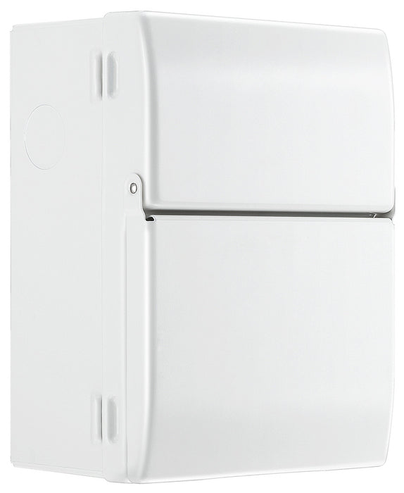 BG CFUGAR2 Garage Kit - IP20 Metal Enclosure, 100A Main Switch, 6+16A MCB - westbasedirect.com