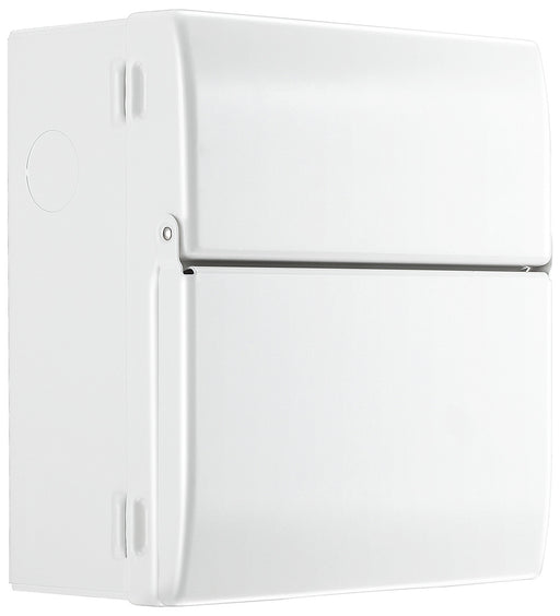 BG Fortress CFURSW10005ASPD 5 Way Metal Unpopulated Consumer Unit with 1x 100A 30mA Type A RCD & 1x SPD - westbasedirect.com