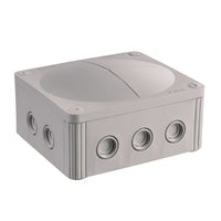 Wiska 10101459 COMBI 1210 Empty Junction Box - Light Grey