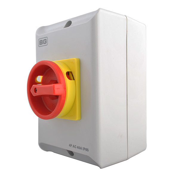 BG CPRSD240 40A 2 Pole AC IP65 Rotary Isolator - westbasedirect.com