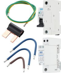 BG CUA08 Type 2 Surge Protection Wiring Kit c/w L, N&E, Bushbar & Shroud, SPD & 32A MCB