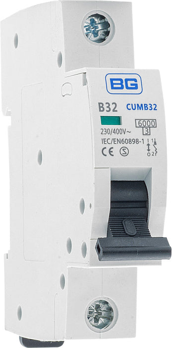 BG CUA08 Type 2 Surge Protection Wiring Kit c/w L, N&E, Bushbar & Shroud, SPD & 32A MCB - westbasedirect.com