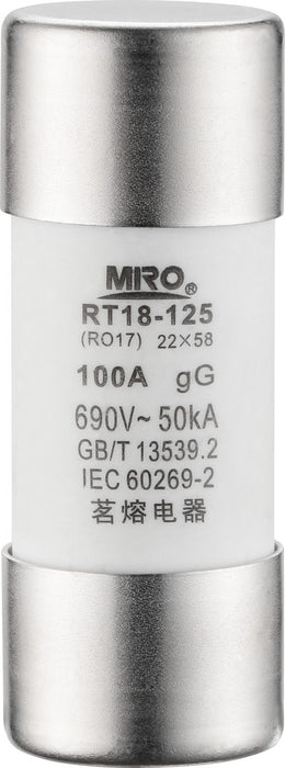 BG CUF100 100A 22mm x 58mm Cartridge Fuse - westbasedirect.com