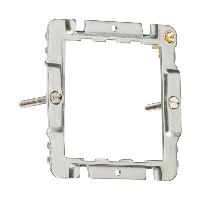 Knightsbridge CUG1F White Curved Edge 1G-2G Mounting Frame - westbasedirect.com