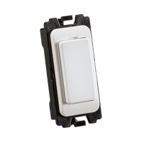 Knightsbridge CUGM17 White Curved Edge Grid Blanking Module
