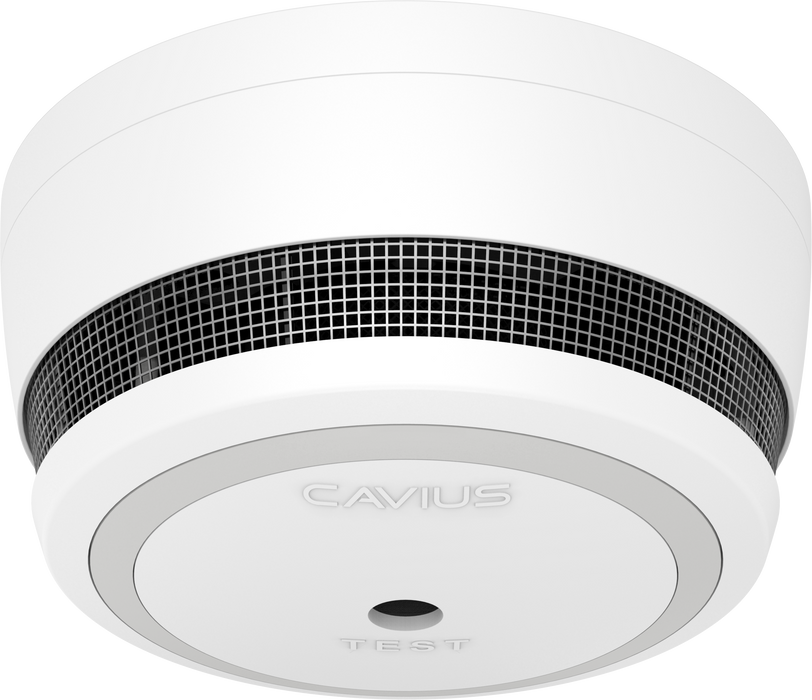 Cavius CV2106 Battery Powered Optical Smoke Alarm RF 10yr Battery 78x41mm - westbasedirect.com