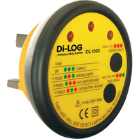 Di-LOG DL1092 Socket Tester c/w RCD Test, Earth Volt Test