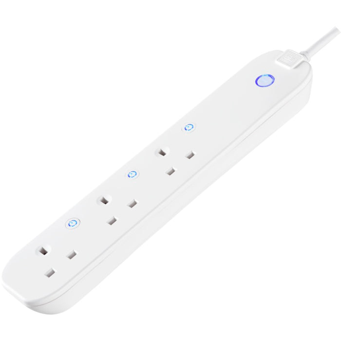 BG EHC31 3 Socket 1m 13A Smart Extension Lead White - westbasedirect.com