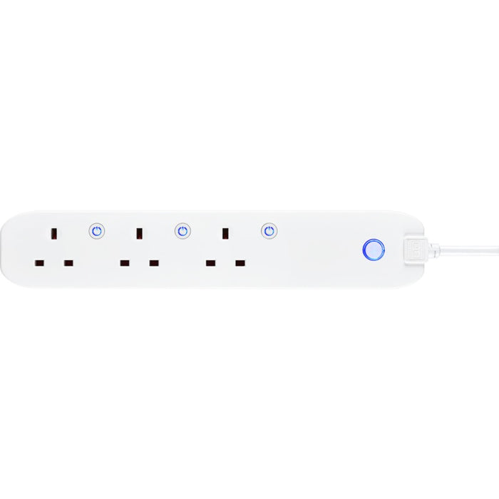 BG EHC31 3 Socket 1m 13A Smart Extension Lead White - westbasedirect.com