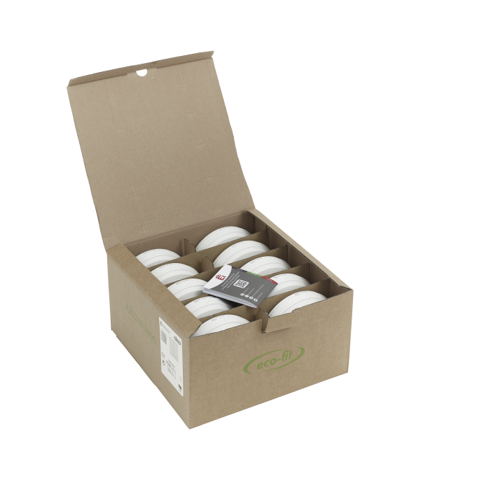 Aico EI3024EF Mains Power Eco-fit Multi-Sensor - Optical Smoke & Heat with Audio/ Smart Link & 10yr+ Lithium cells (10 pack) - westbasedirect.com