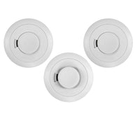 Aico 2x Ei650i Optical Smoke & 1x Ei630i Heat Alarm Kit Battery Powered with 10 Year Sealed-In Lithium Battery