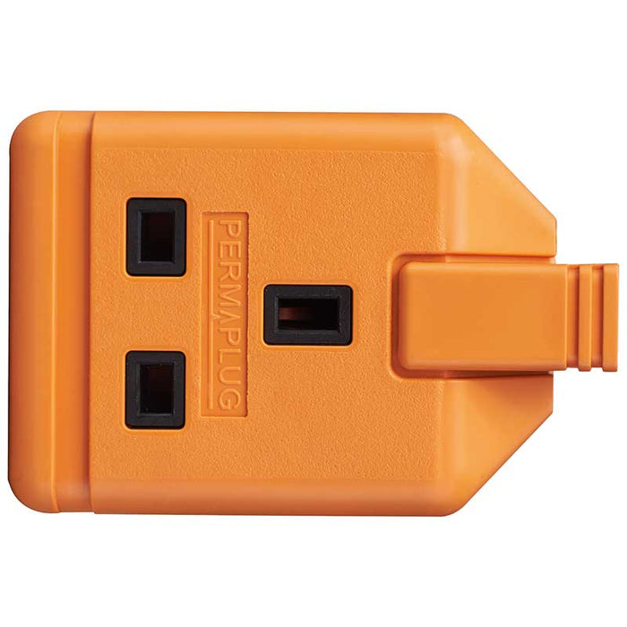 Masterplug 1 Socket 10m 13A Heavy Duty Extension Lead Orange - westbasedirect.com
