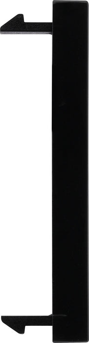 BG EMBLK1B Euro Module Blank Plate (1pcs) - Black - westbasedirect.com