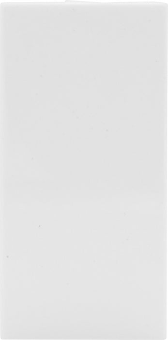 BG EMBLK1W Euro Module Blank Plate (1pcs) - White - westbasedirect.com
