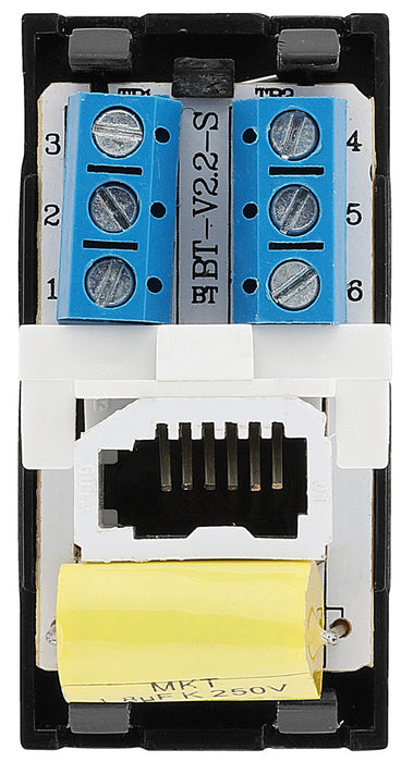 BG EMBTMSB Euro Module Telephone BT Master (Screw) - Black - westbasedirect.com